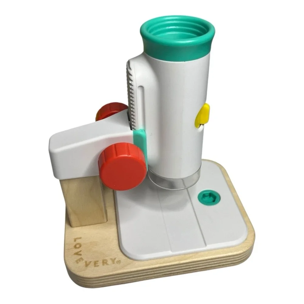 Lovevery Microscope STEM 2 Slide Science Montessori Toy Toddler Connector Play